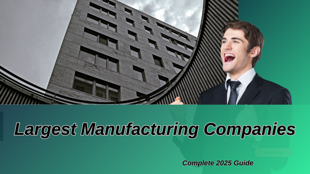 Largest Manufacturing Companies in the US - formllc.us